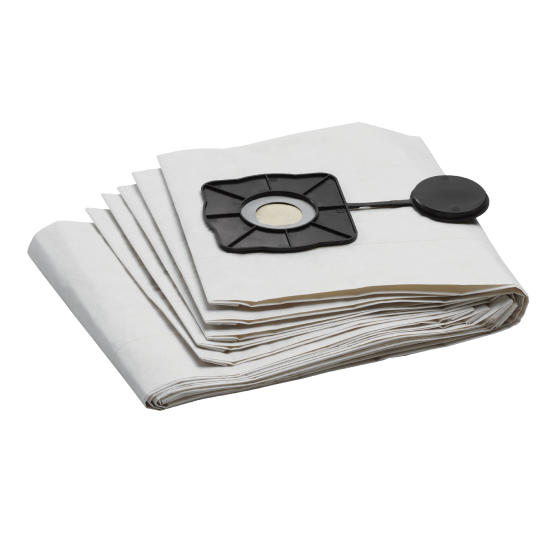 Specjalne worki filtracyjne do odkurzania na mokro