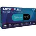 CZARNE RĘKAWICE JEDNORAZOWE NITRYLOWE MICROFLEX 93-852 ANSELL 100 SZT
