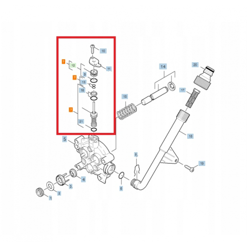 Zawór przelewowy kpl. D5,8 PUR KÄRCHER