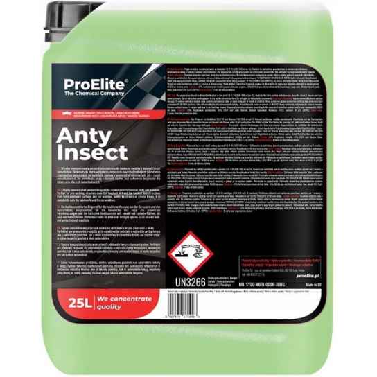 Płyn Do Mycia Usuwania Owadów Anty Insect ProElite, Koncentrat na Owady 25L