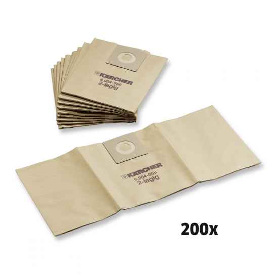 Worki filtracyjne 200 Szt. KÄRCHER