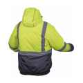 Kurtka robocza ostrzegawcza ocieplana wodoodporna bomber żółta Oker Hogert