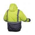 Kurtka robocza ostrzegawcza ocieplana wodoodporna bomber żółta Oker Hogert