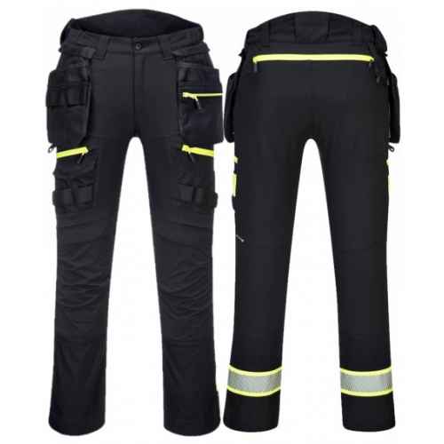 Super elastyczne spodnie robocze Premium DX440 czarne Portwest