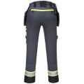 Super elastyczne spodnie robocze Premium DX440 szare Portwest