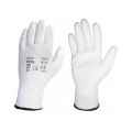 RĘKAWICE OBLANE POLIURETANEM MONTERSKIE BIAŁE PU 12 PAR