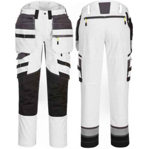 Super elastyczne spodnie robocze Premium DX440 szare Portwest