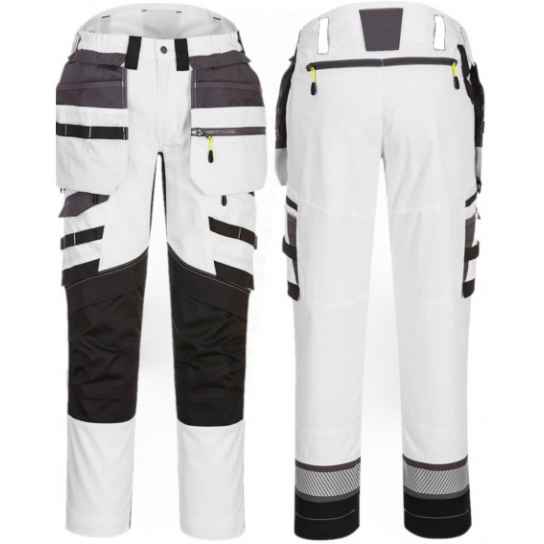 Super elastyczne spodnie robocze Premium DX440 szare Portwest