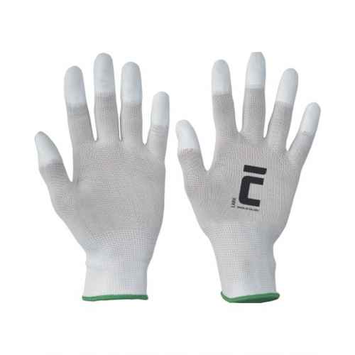 Rękawice nylonowe powlekane na końcach palców LARK Cerva