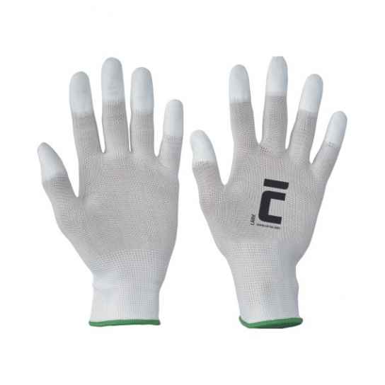 Rękawice nylonowe powlekane na końcach palców LARK Cerva