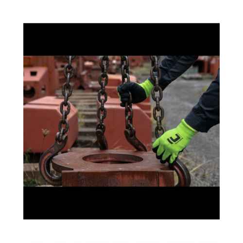 Zimowe rękawice lateksowe PALAWAN WINTER HV żółte Cerva