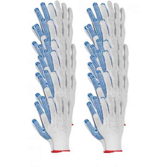 RĘKAWICE NAKRAPIANE PVC RND600 - 12 PAR r. XL