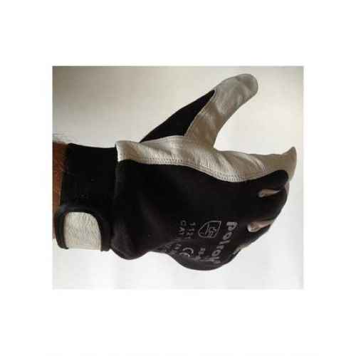 Rękawice skórzane kozie z rzepem Polrok SS-8012