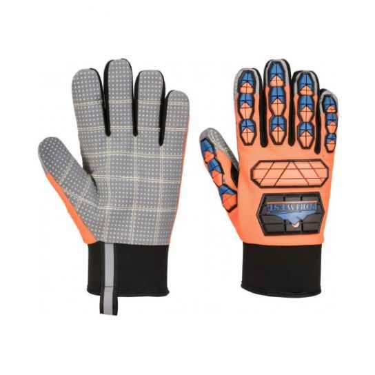 RĘKAWICE ROBOCZE ANTYUDERZENIOWE WODOODPORNE AQUA-SEAL PRO A726 PORTWEST