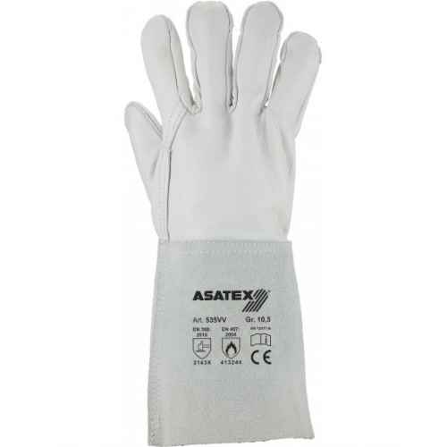 RĘKAWICE SKÓRZANE SPAWALNICZE TIG SKÓRA LICOWA 535VV ASATEX r. XXL