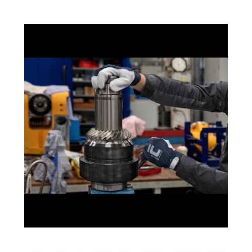 Rękawice wzmacniane skórą PELICAN BLUE Cerva