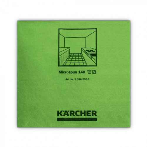mikrofibra zielona gładkie włókno 37,5 x 38 cm KÄRCHER